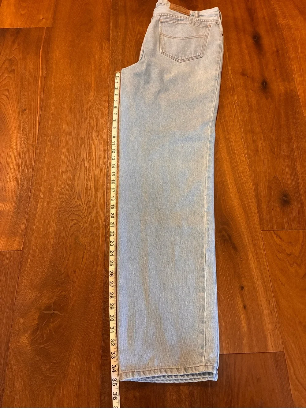 Vintage Jordache Basics Men’s Straight Leg Jeans | Light Wash | Men’s 38 x 35